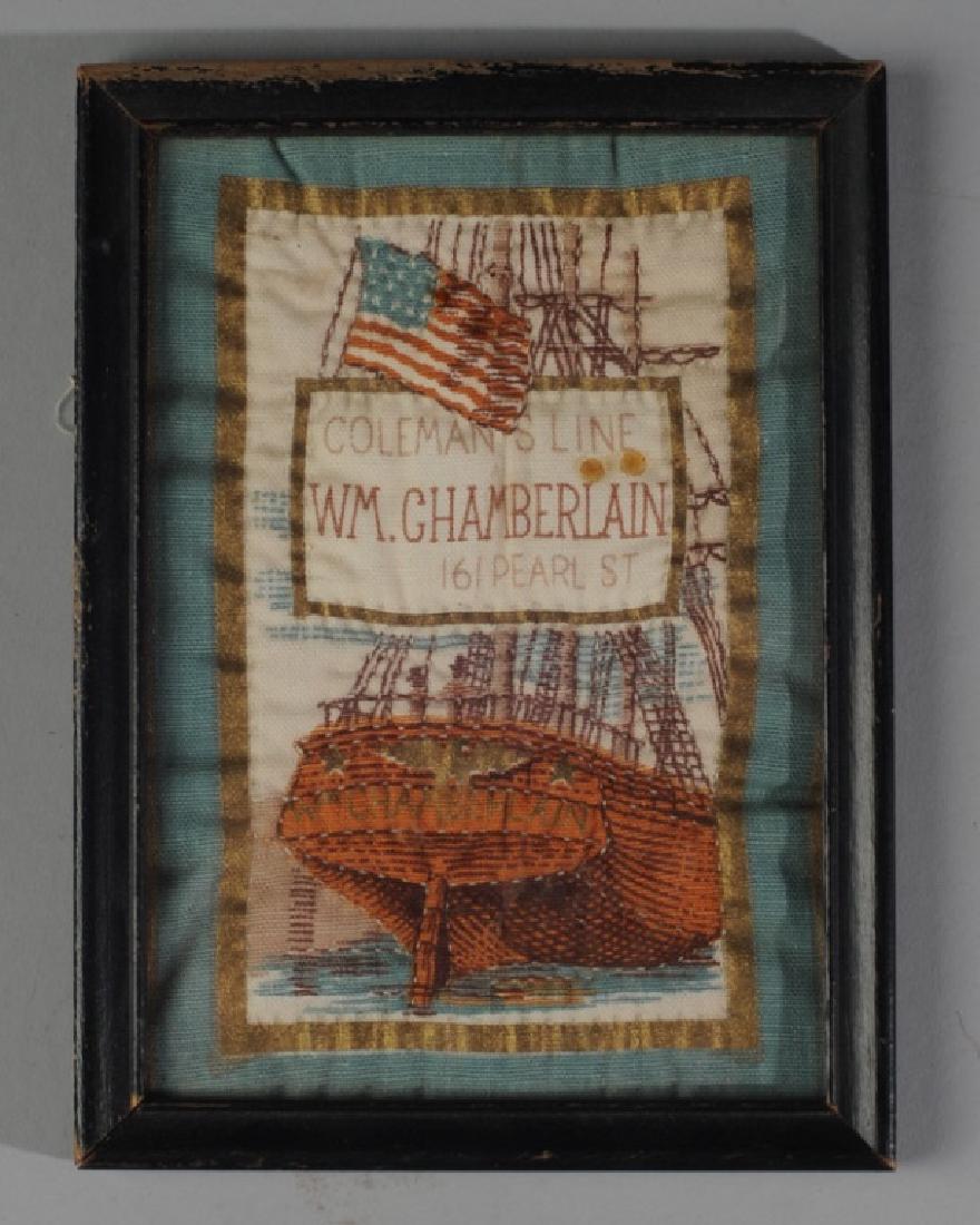 Fabric Embroidery "Coleman's Line" (1 of 2)