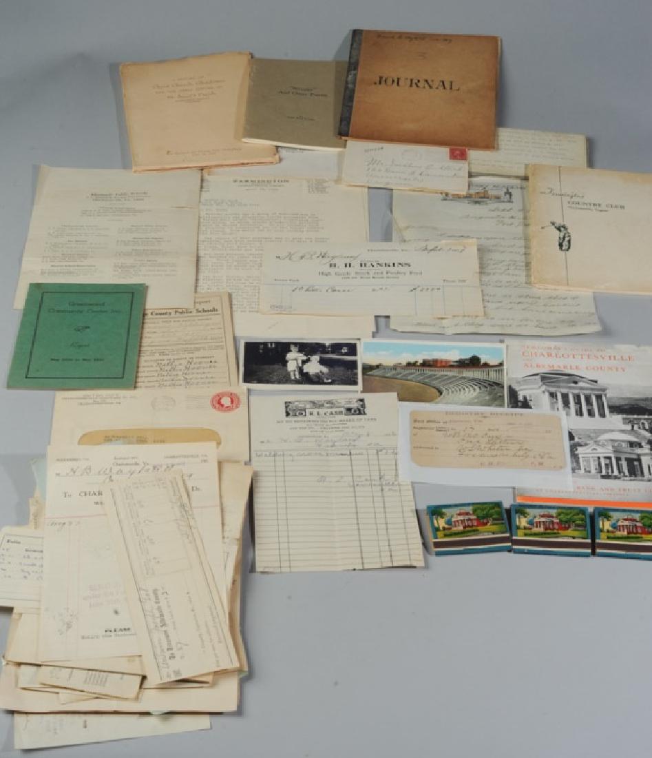 Lot of Central Virginia Ephemera (1 of 10)