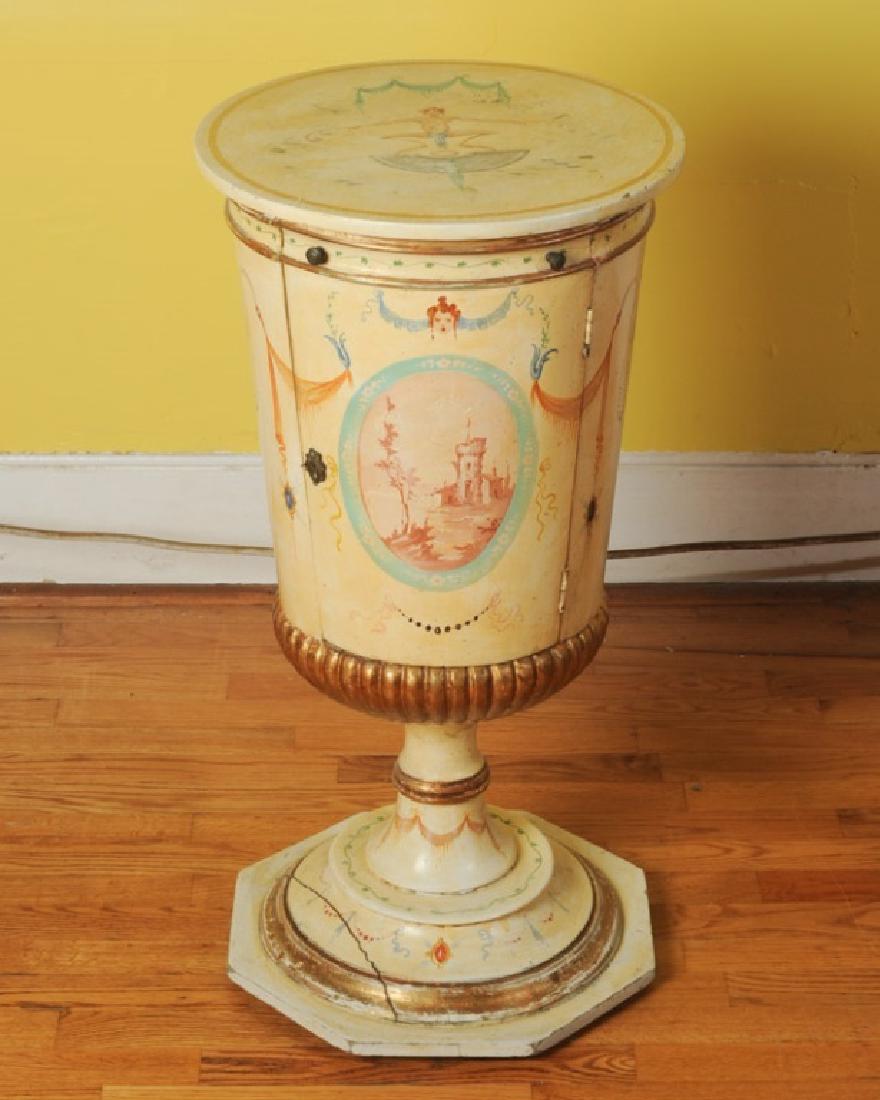 Unusual French Style Painted Side Table (1 of 7)
