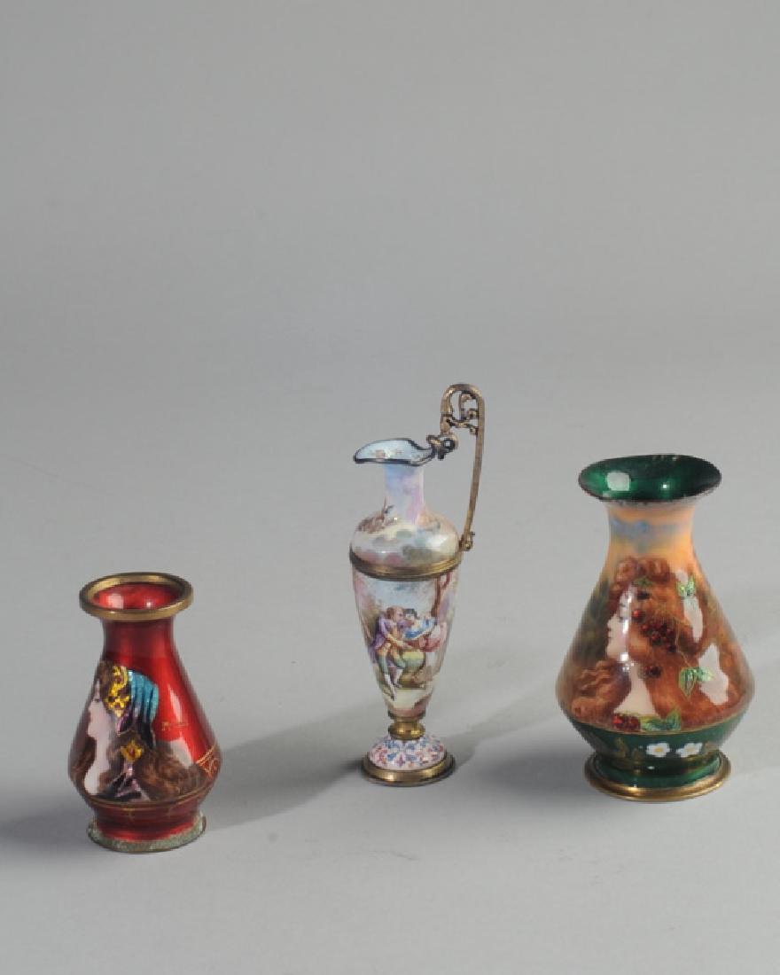 Three 19th C. Decorative Enamel Items (1 of 4)