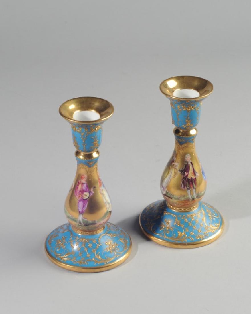 Pair of Dresden Candlesticks (1 of 6)