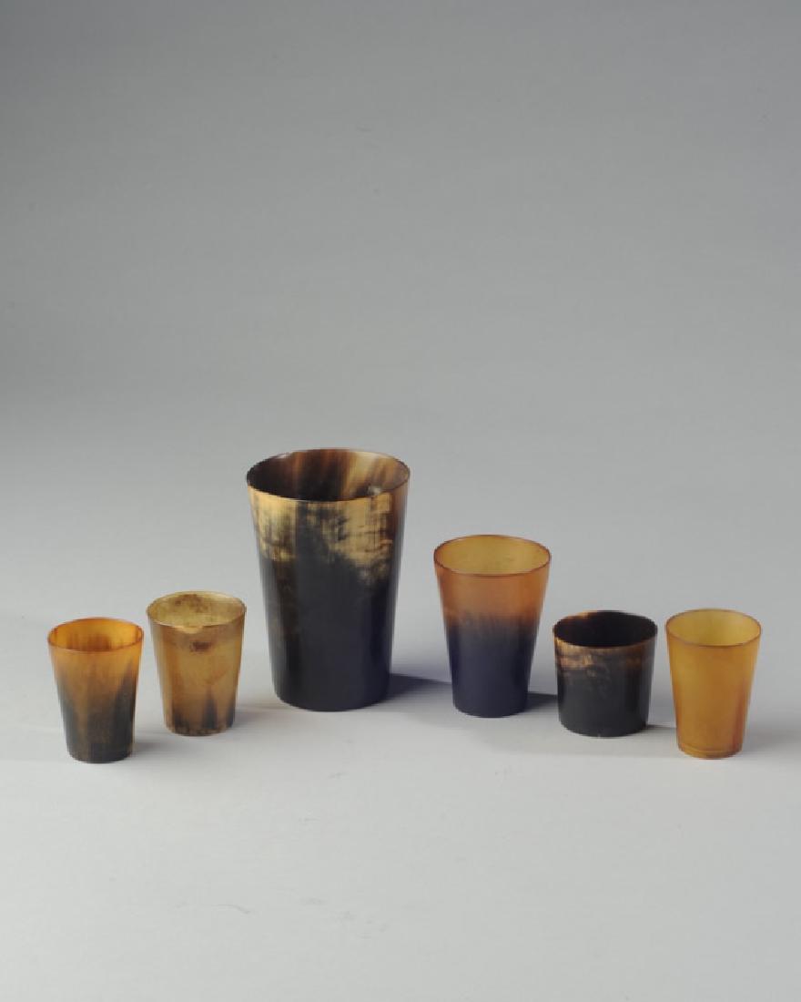 Six Graduated Horn Cups (1 of 5)