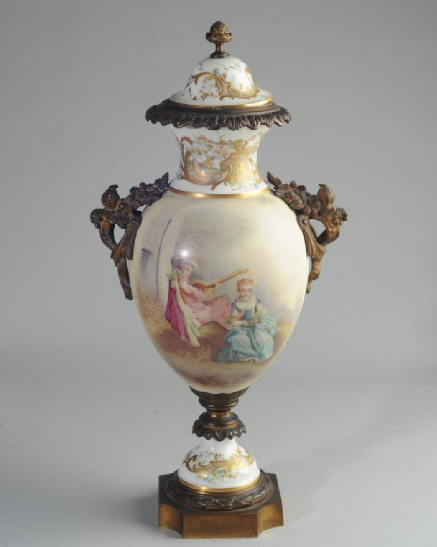 Monumental 19th C. Lidded Urn (1 of 6)