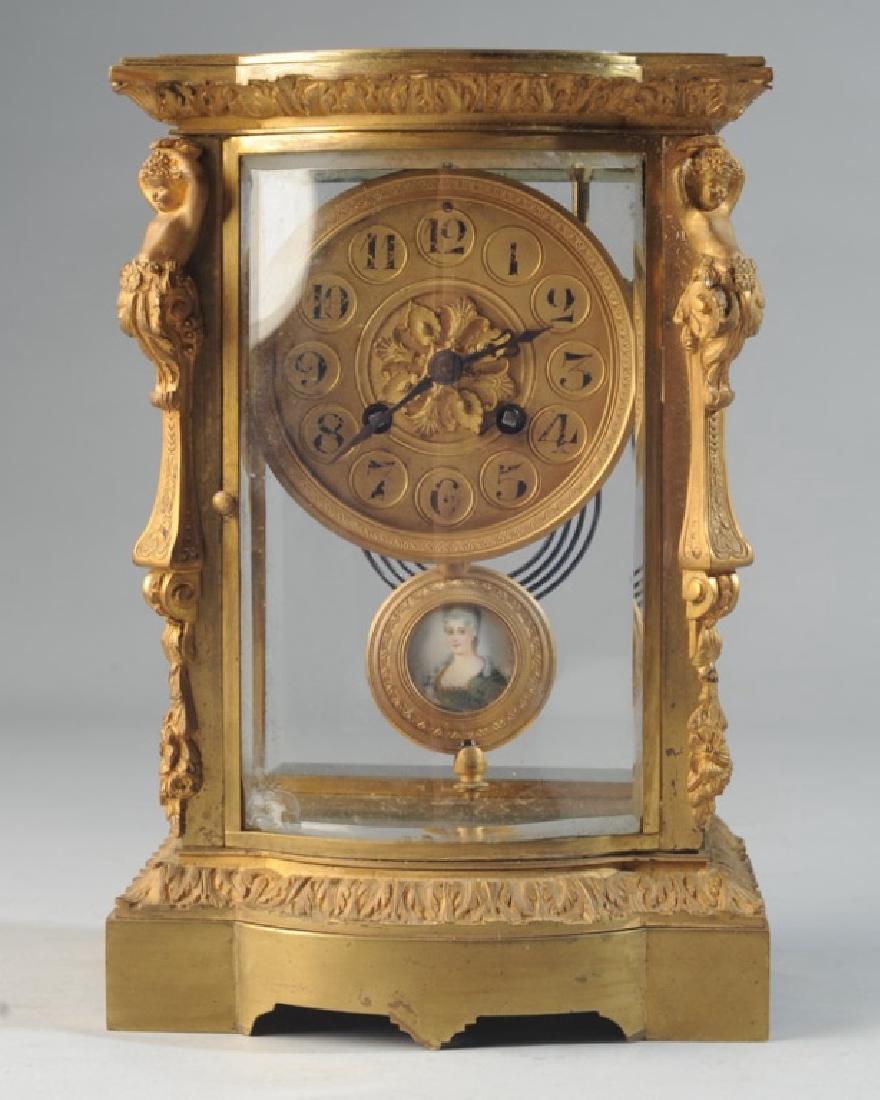 19th C. French H & H Mantel Clock (1 of 9)