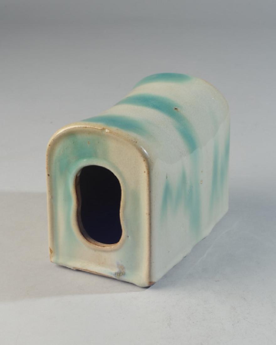 Early Glazed Asian Head Rest (1 of 4)