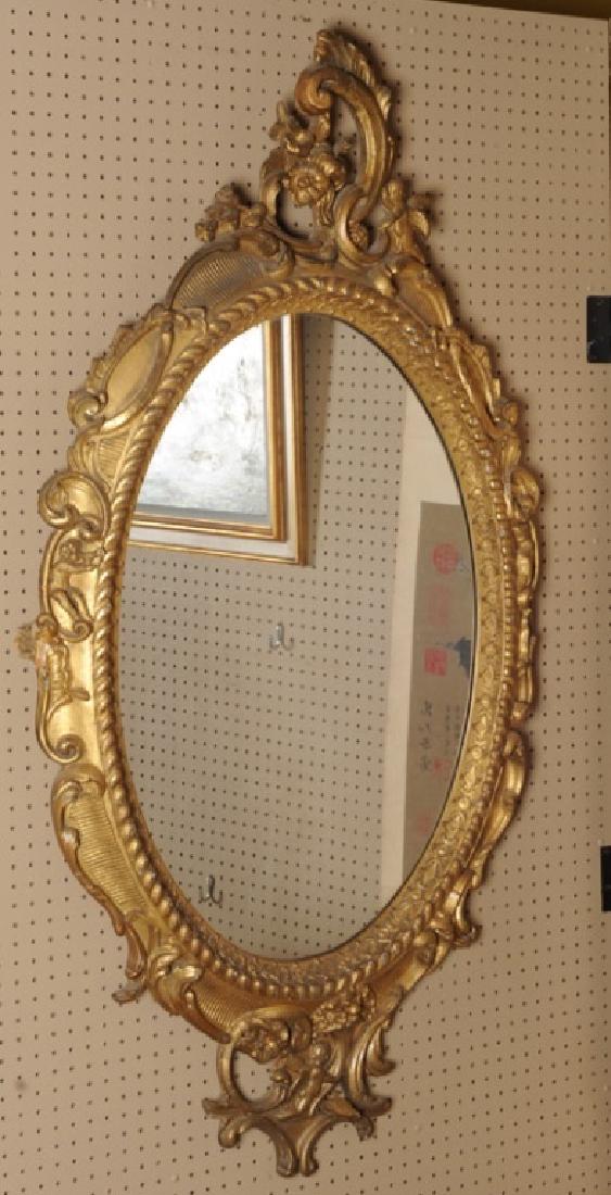 Elaborate 19th C. Rococo Style Gilt Mirror (1 of 6)