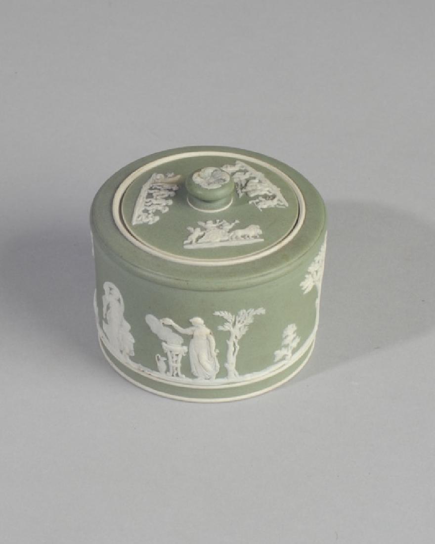 Wedgwood Jasperware Lidded Jar (1 of 4)