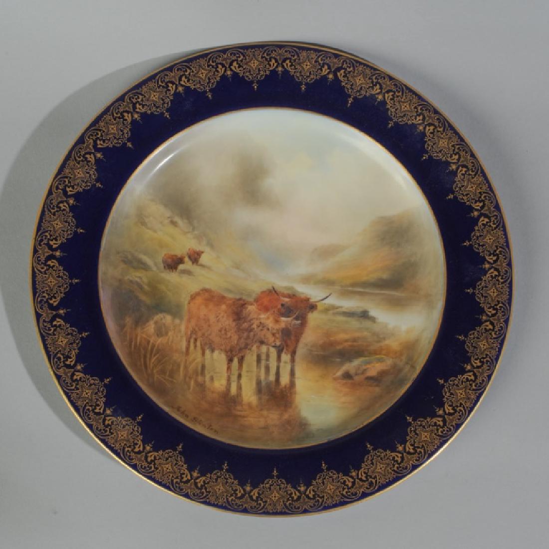 Royal Worcester John Stinton Cabinet Plate (1 of 5)