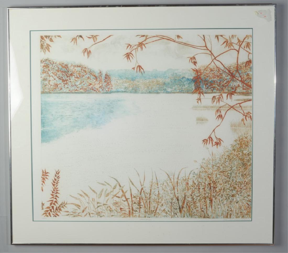 Julia Kepert Yarbrough Lithograph "River Breezes" (1 of 4)