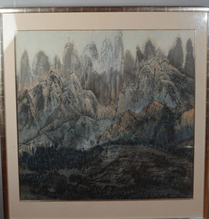 Chinese Landscape Painting of Huanshan (1 of 6)