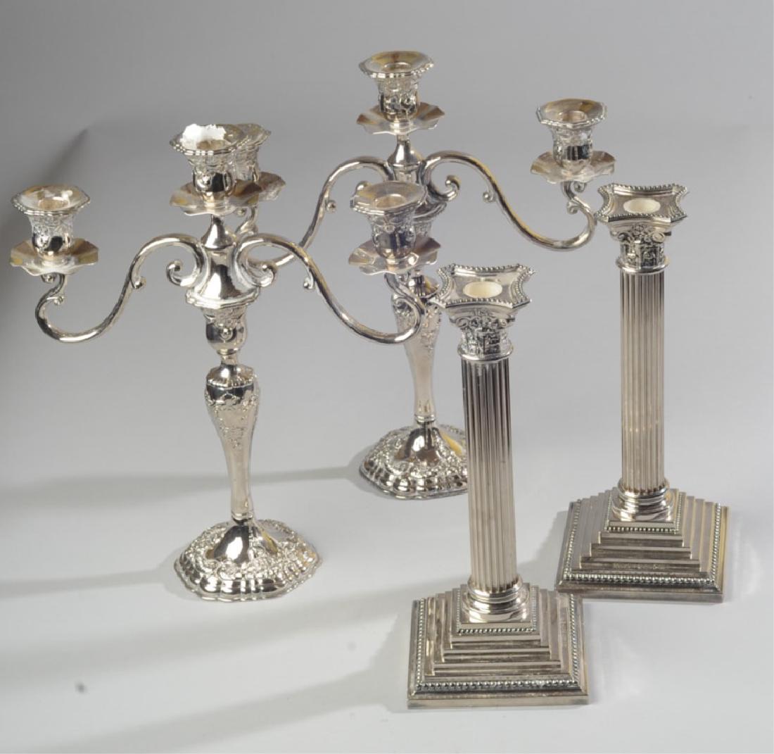 Silverplate Candlesticks (1 of 3)