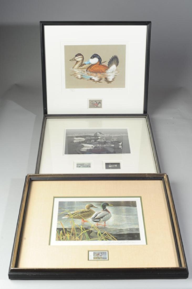 Three Duck Stamps with Prints (1 of 4)