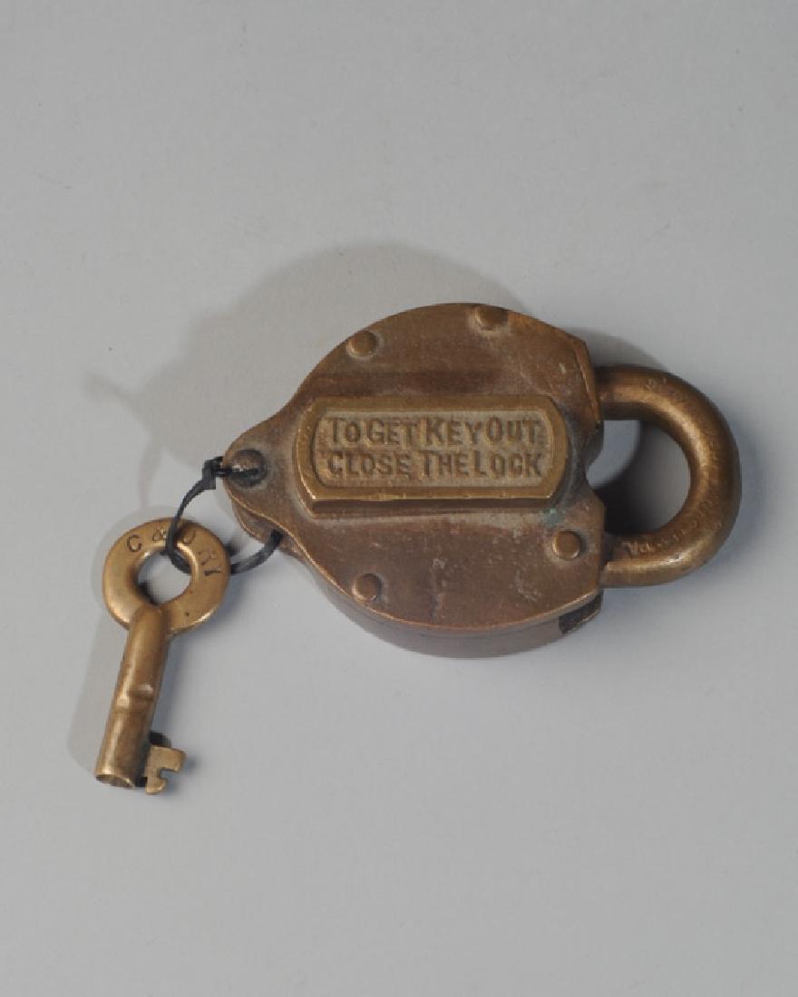 C & O Railway Lock and Key: Working.