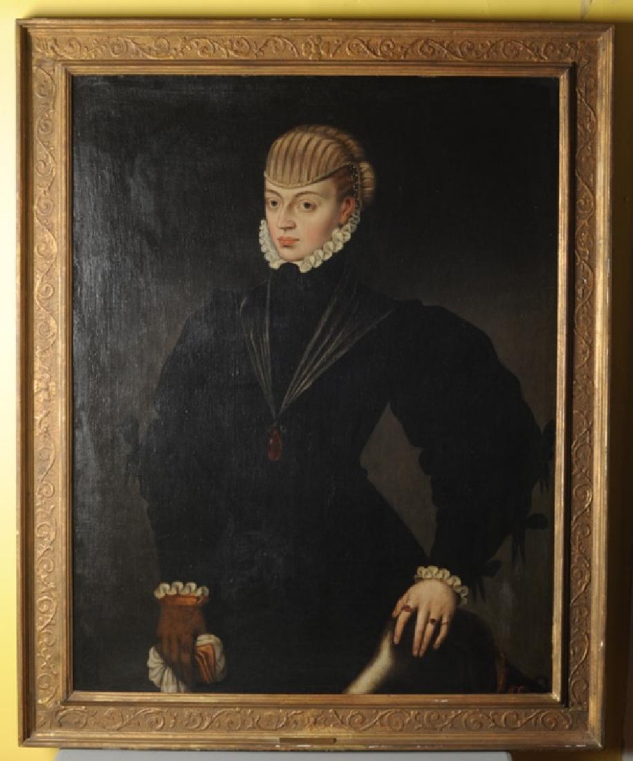 Large Oil Painting after Alonso Sanchez Coello (1 of 7)