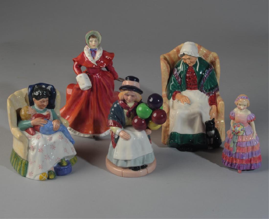 Five Royal Doulton Porcelain Figures (1 of 1)