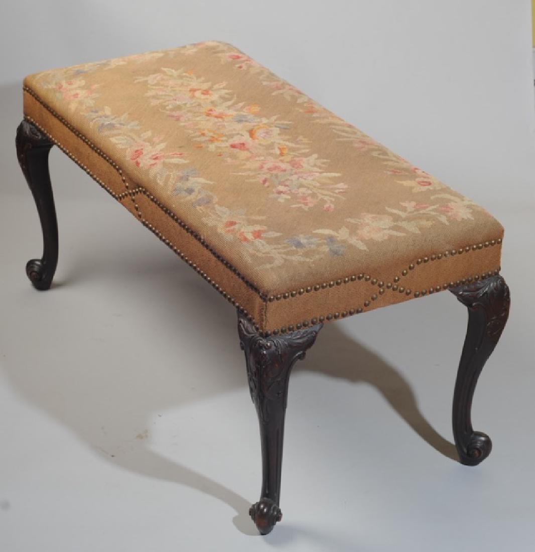Continental Needlepoint Bench (1 of 2)
