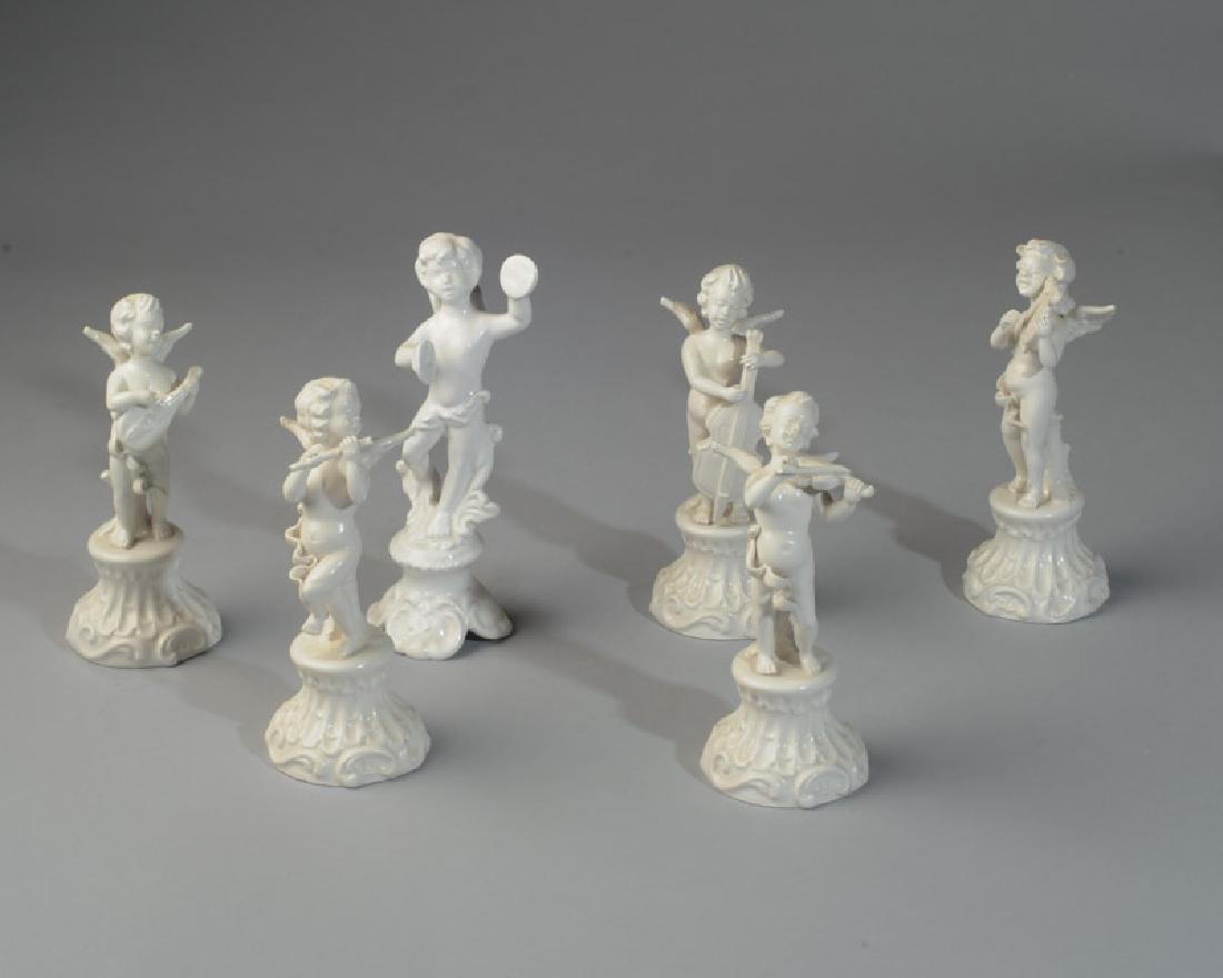 6 pc. Italian Porcelain Cherub Musicians (1 of 4)