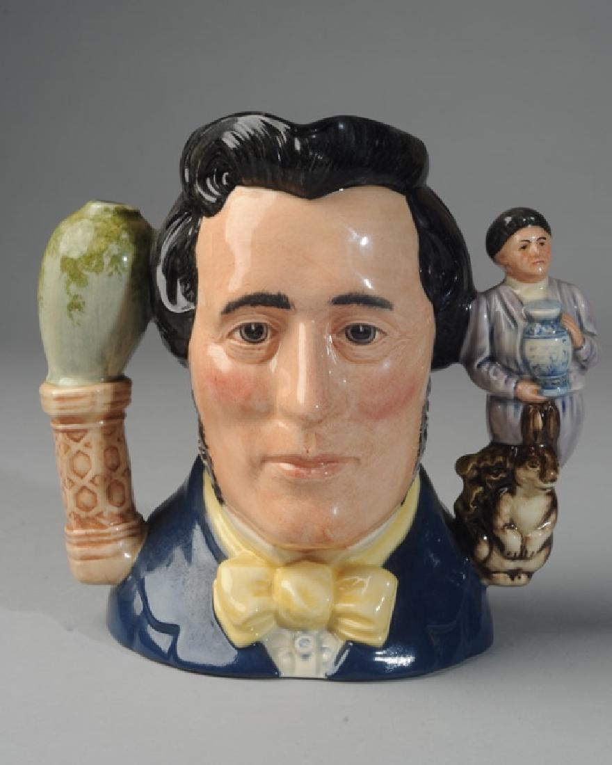 Royal Doulton "Sir Henry Doulton" Limited Edition: D7054, #908 in a limited edition of 1,997. "To commemorate the 100th anniversary of the death of Sir Henry Doulton." With certificate of authenticity, no visible chips, cracks or crazing. H: approx. 7