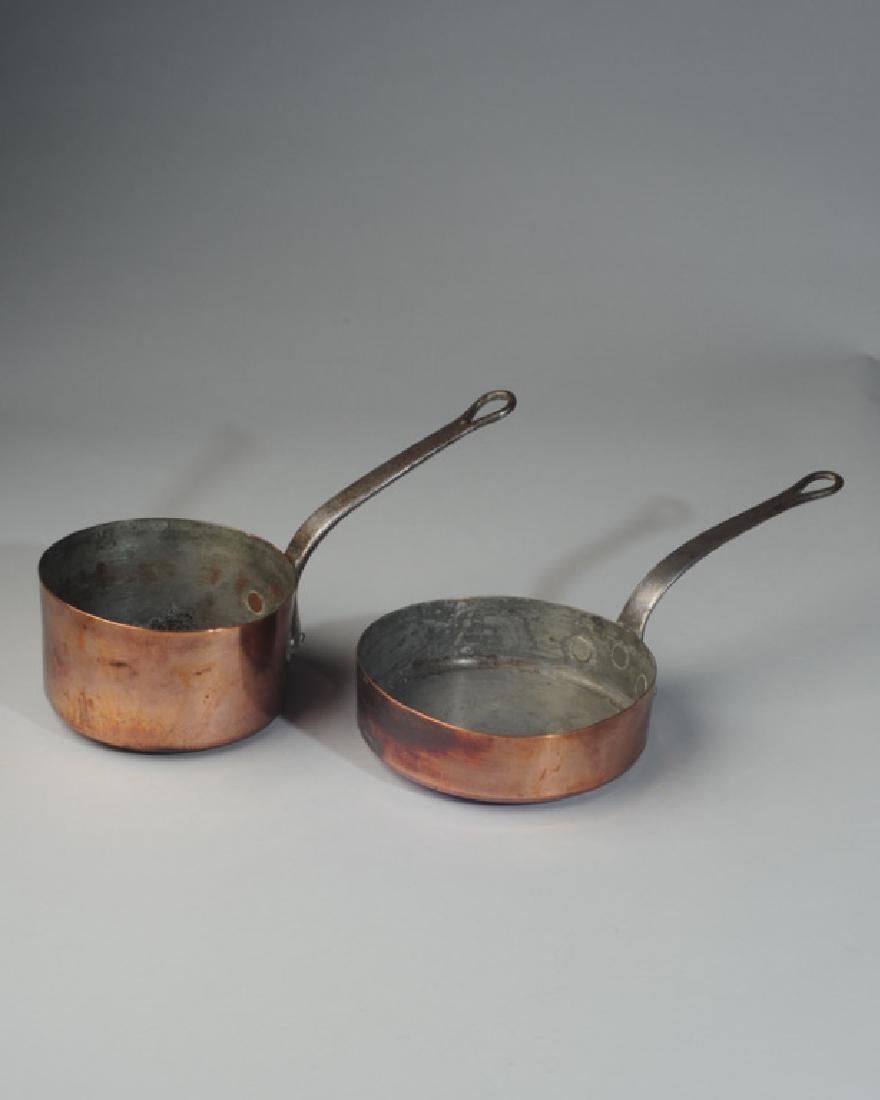 Vintage Copper Cooking Pot and Pan (1 of 1)