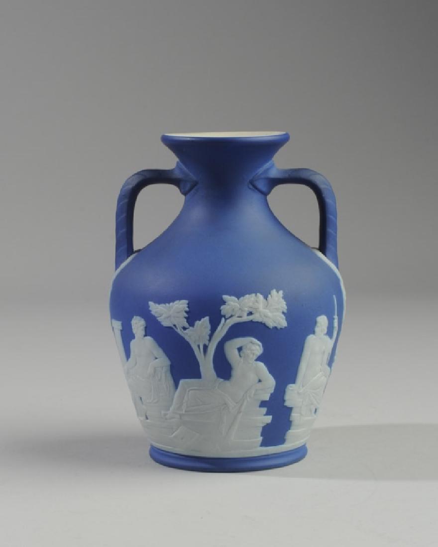 Wedgwood Dark Blue Jasperware Portland Vase