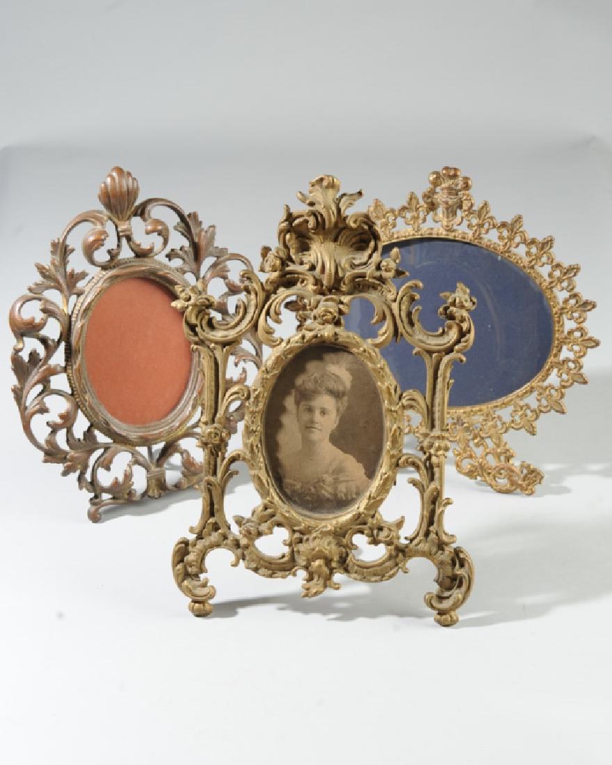 3 Antique Dore Bronze Picture Frames (1 of 3)