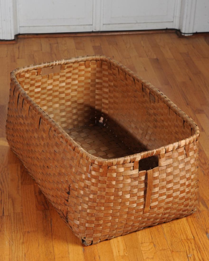 Large Antique Splint Storage Basket (1 of 4)