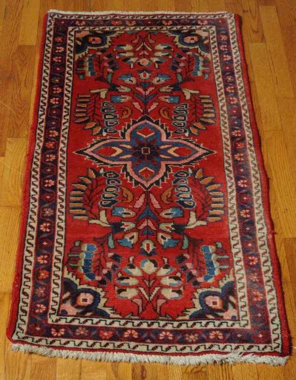 Persian Hand Made Wool Throw Rug (1 of 2)