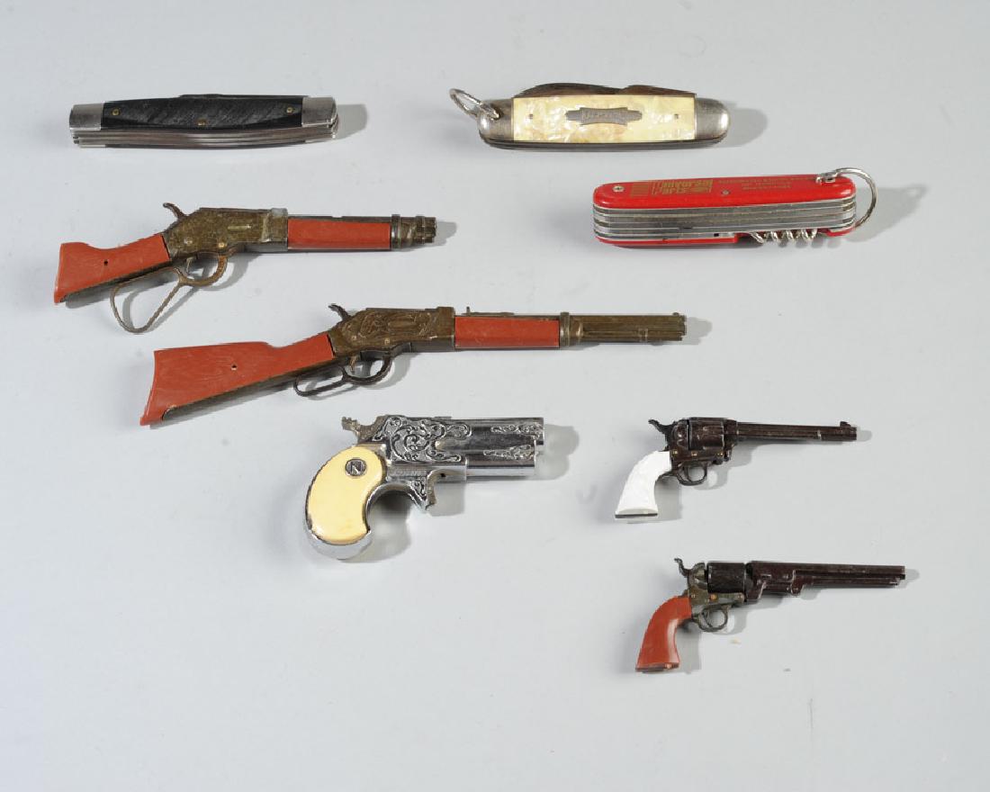 Lot of Knives and Toy Guns