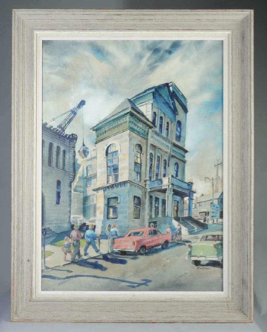 Ruth Van Sickle Ford Watercolor Urban Scene (1 of 5)