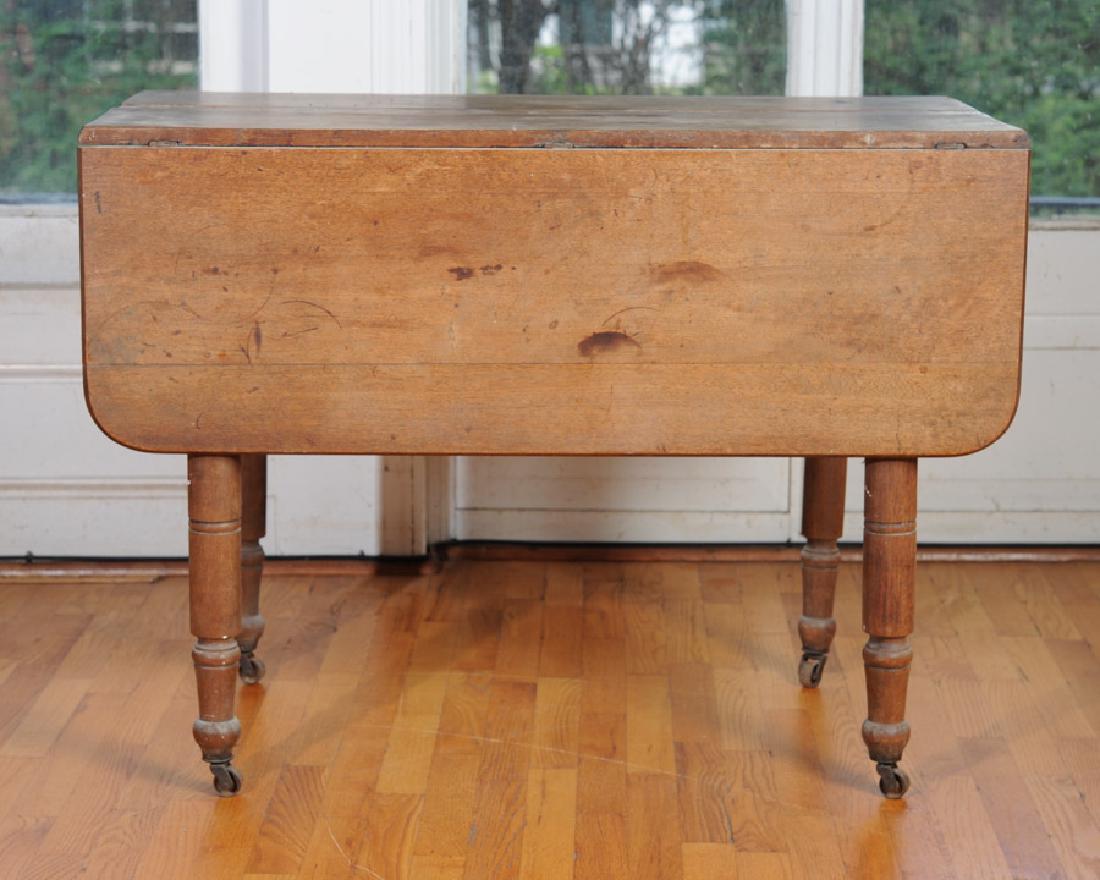 Antique Walnut Drop Leaf Table (1 of 5)