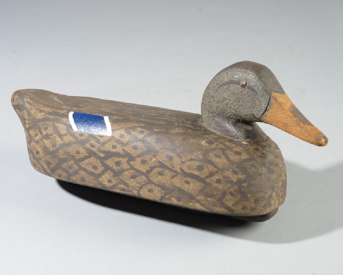 Vintage Wooden Decoy Female Mallard Duck (1 of 5)