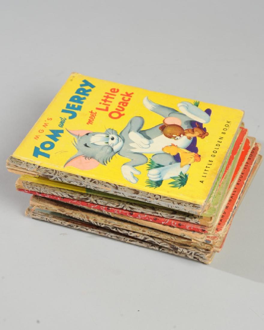 Lot 1940s / 1950s Children's Books: Including "Tom and Jerry meet Little Quack", "Fluffy and Tuffy", etc.