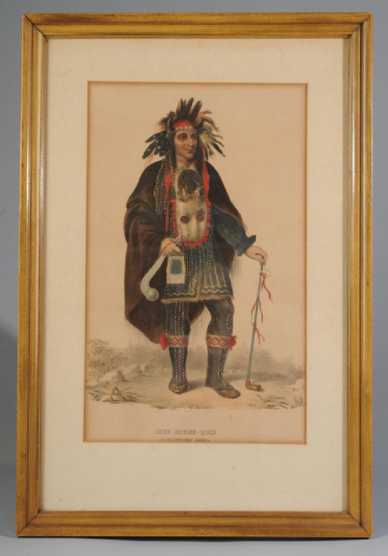 19th C. McKenney & Hall Indian Print (1 of 4)