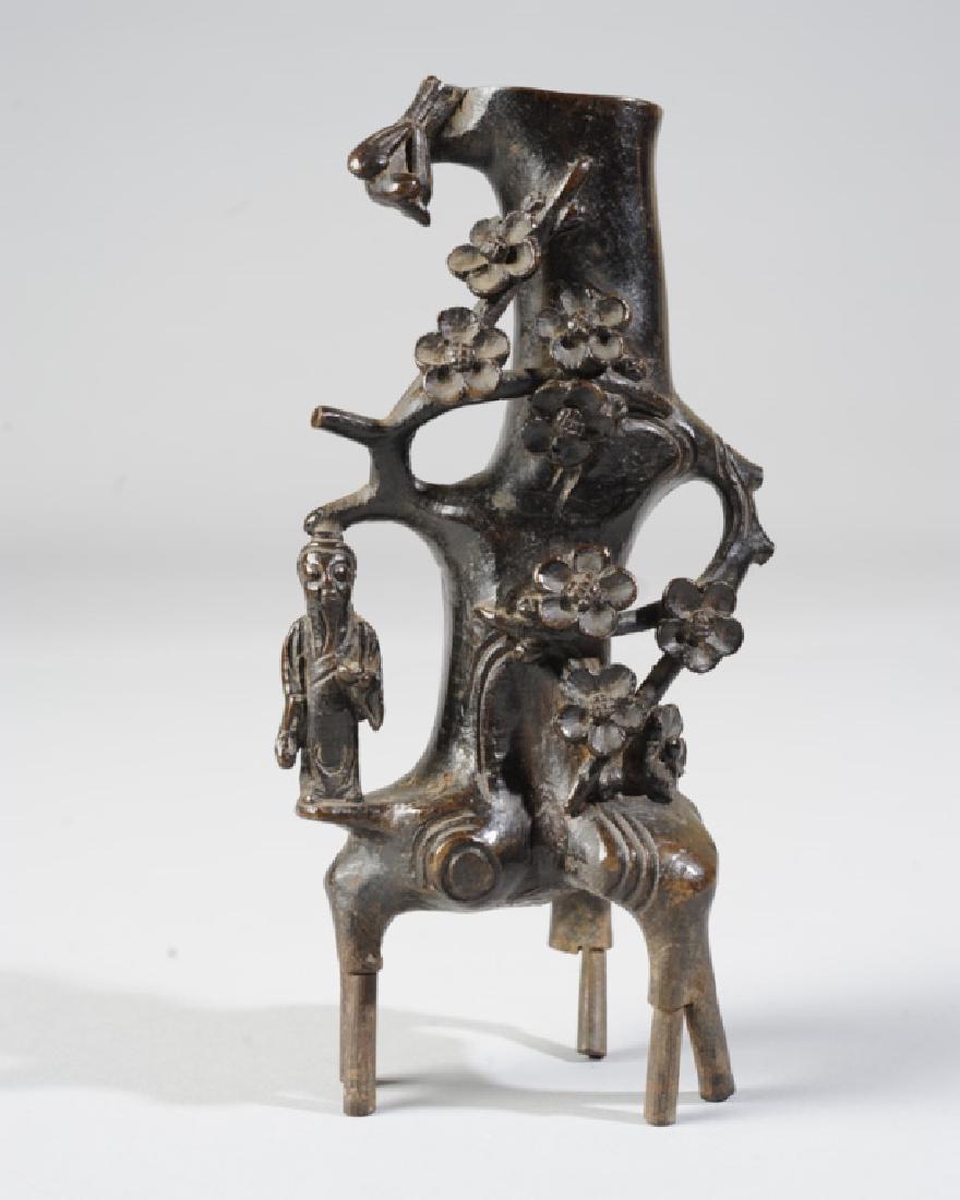 Chinese Bronze Vase Prunus Form Qing (1 of 4)