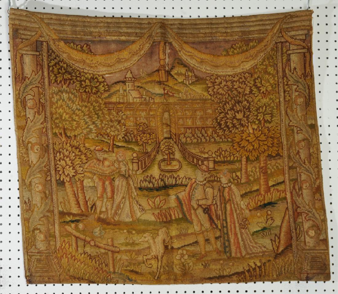 19th C. Needlepoint & Petit Point Tapestry (1 of 4)