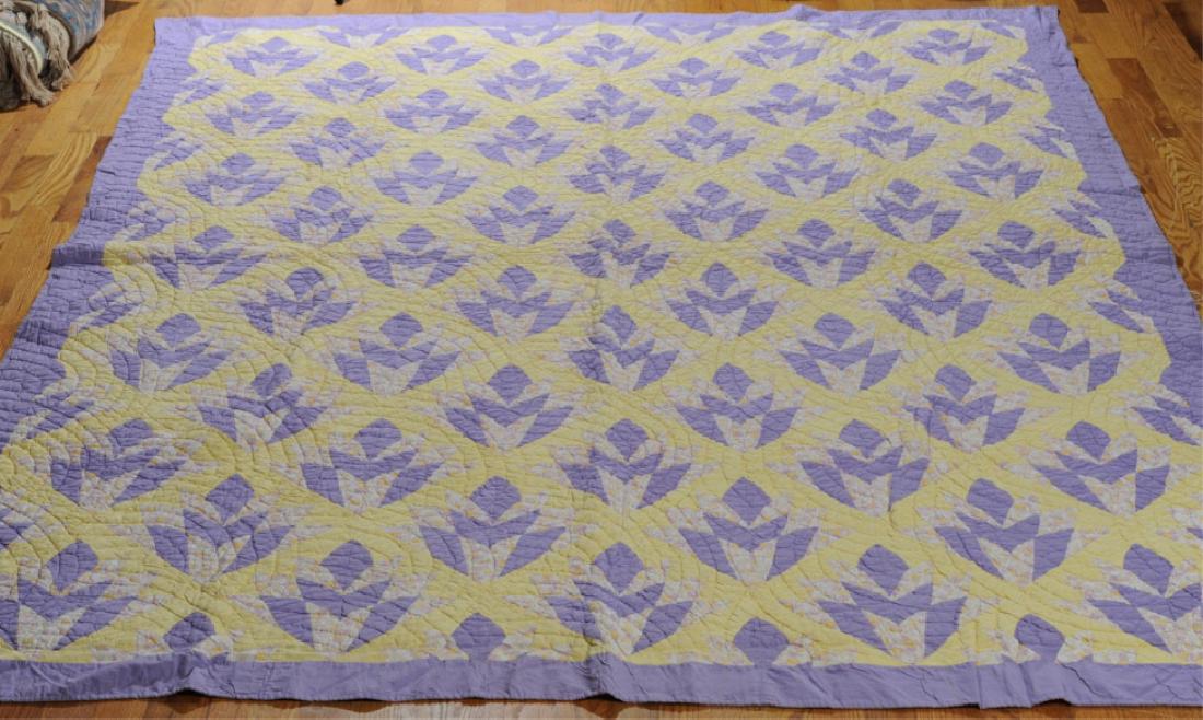 Vintage Quilt Cleopatra's Fan Pattern (1 of 6)