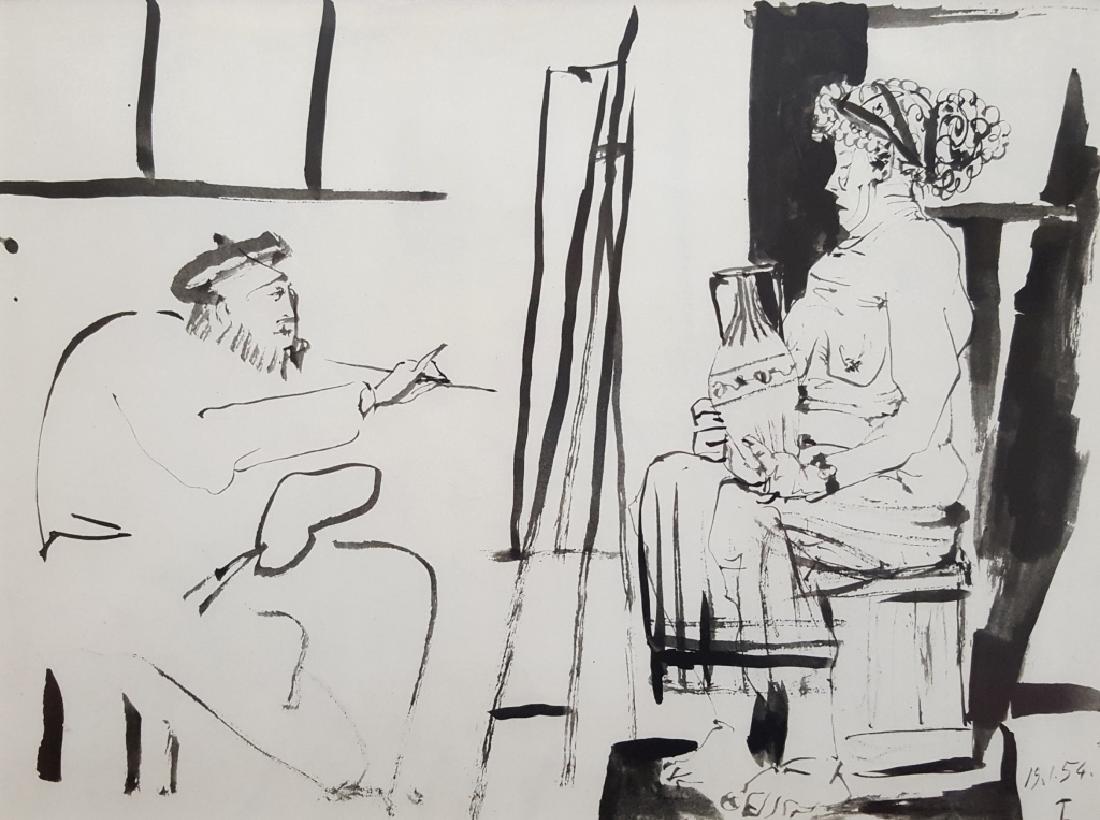 After Pablo Picasso (1881-1973) La Comedie Humaine (1 of 5)