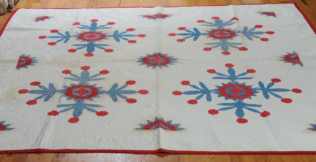 Antique Applique Quilt Leaf Pattern (1 of 8)