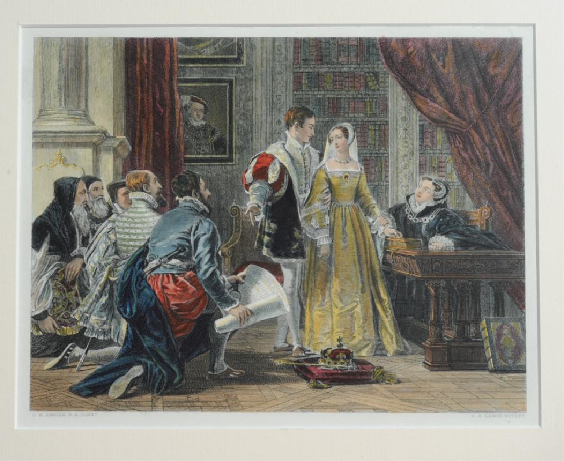 19th C. Hand Colored Engraving after C. R. Leslie (1 of 3)