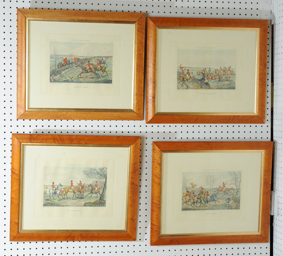 4 Hand Colored Engravings after Henry Alken (1 of 5)
