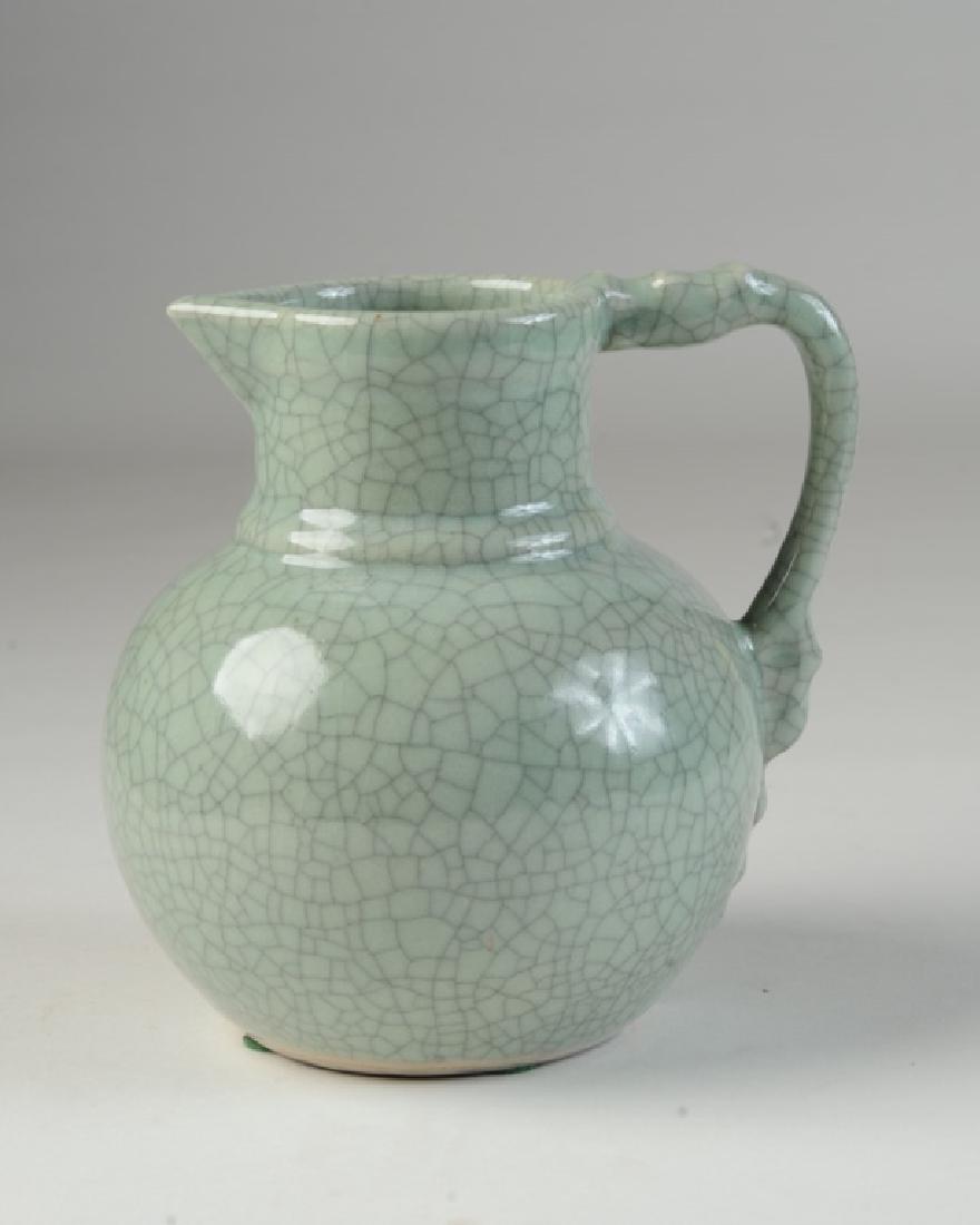 Chinese Guan Type Glaze Ewer Vase (1 of 3)