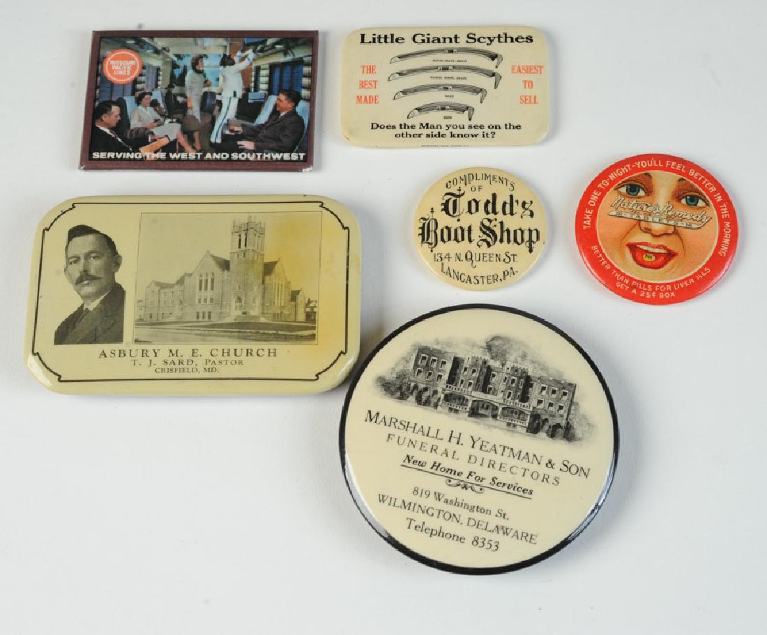 Six Advertising Mirrors (1 of 2)