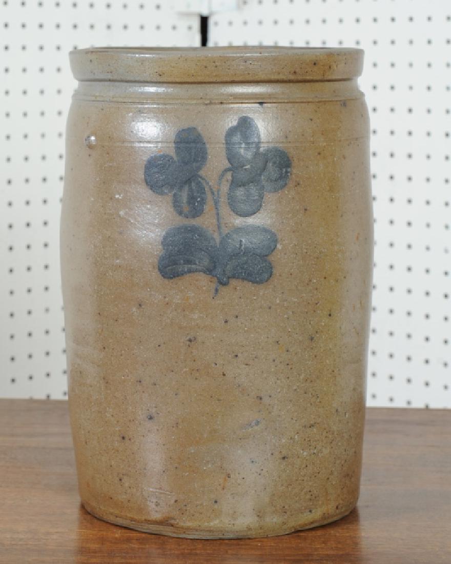 Antique Salt Glaze Stoneware Crock (1 of 5)