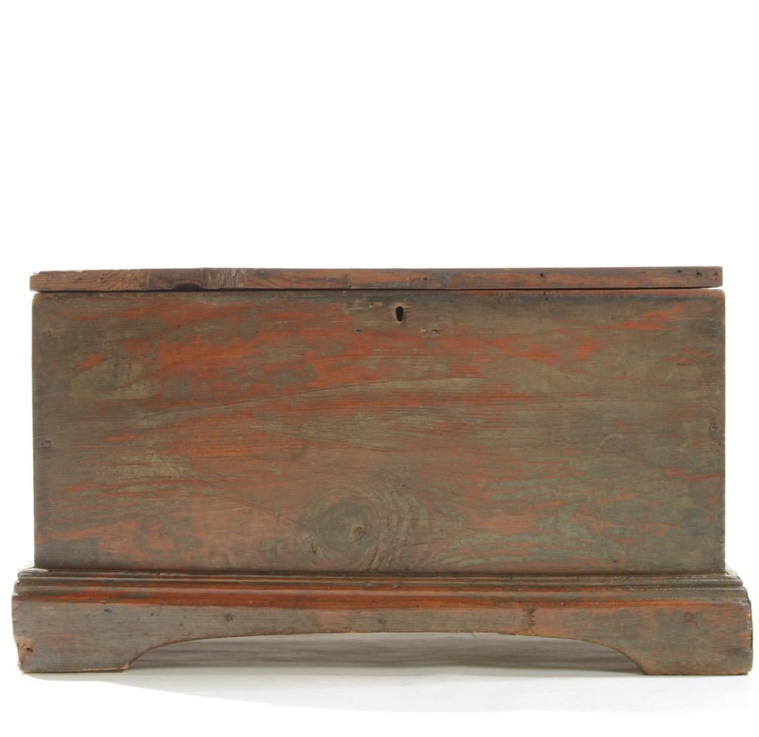 19th C. Painted Yellow Pine Blanket Chest (1 of 9)