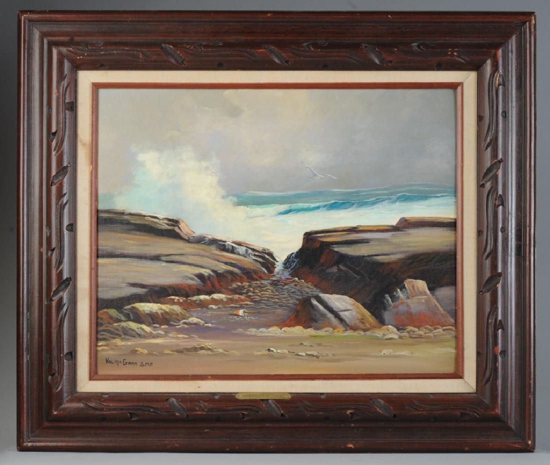 Val McGann (1928 - 2016) Oil on Board (1 of 4)