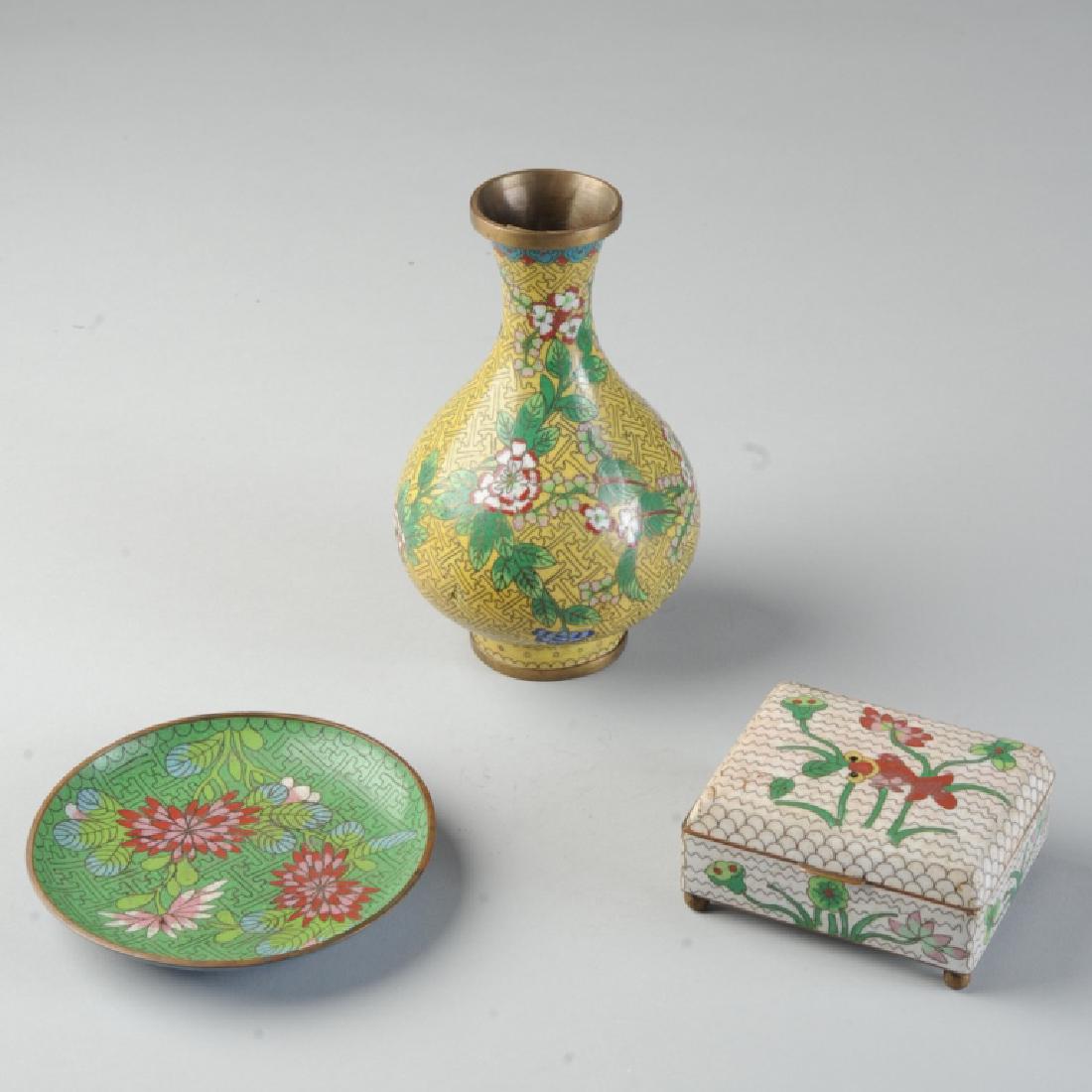 Lot Chinese Cloisonne (1 of 4)