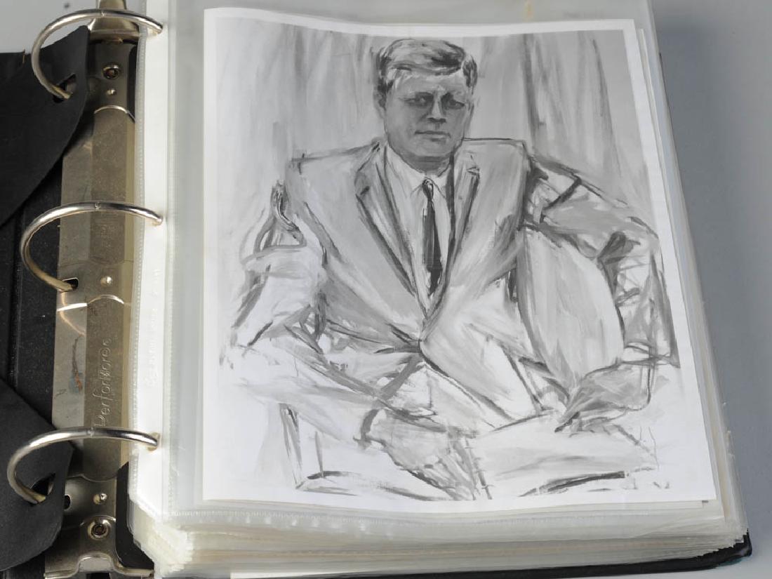 Presidential Photos & Ephemera: Including John Kennedy, Lyndon Johnson, Richard Nixon, etc. Many approx. 8 1/2" x 11".