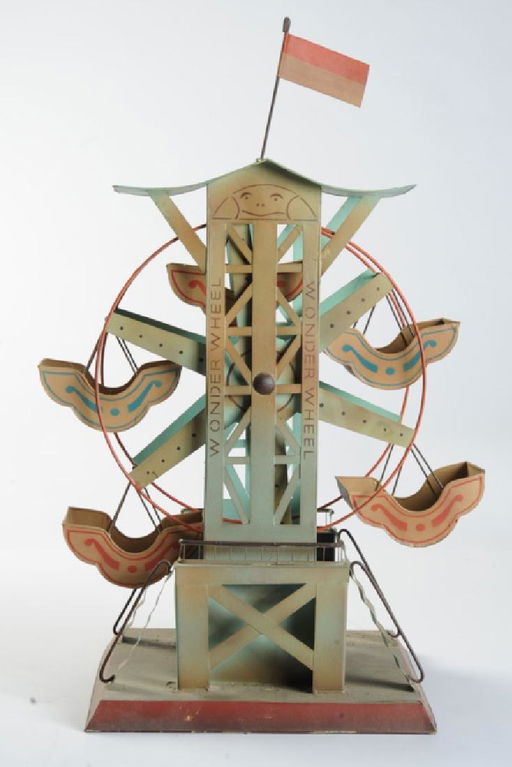 Vintage Tin Wonder Wheel Toy Ferris Wheel Jun 15 2019