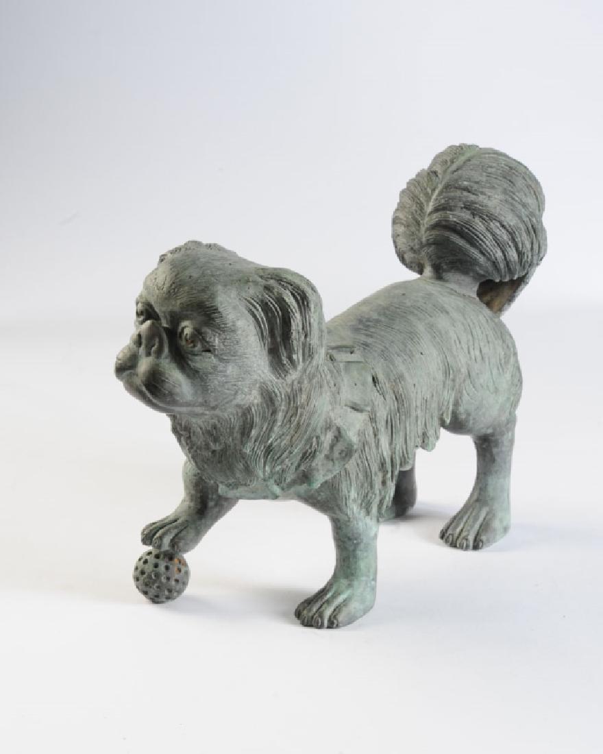 Maitland Smith Bronze Dog (1 of 2)
