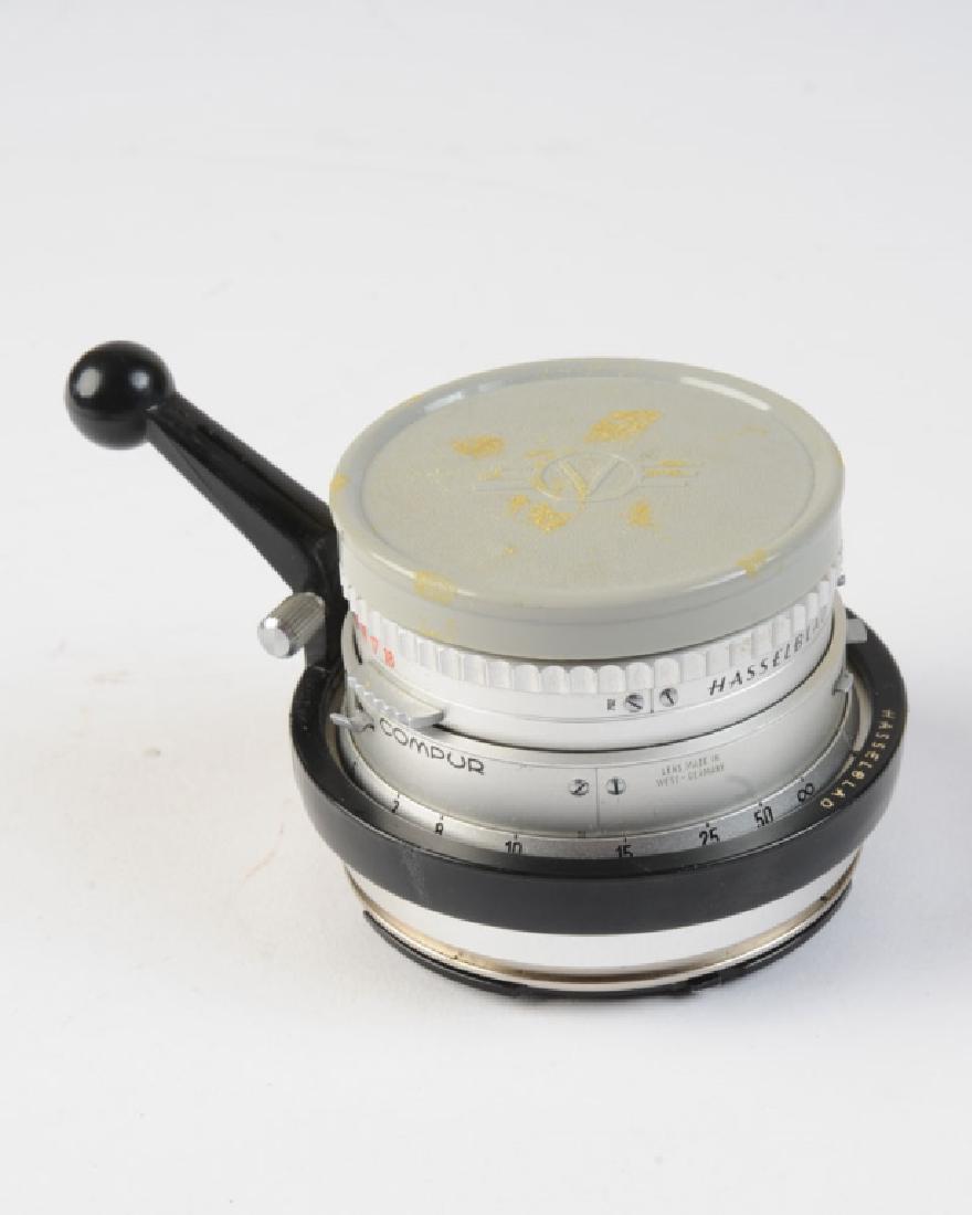 Hasselblad Carl Zeiss Planar 2.8/80mm Lens: Production number 4600922. Provenance: From the estate of Dr. Milton T. Edgerton (1921 - 2018.) A trailblazing plastic surgeon, Dr. Edgerton joined the University of Virginia to found the Department o